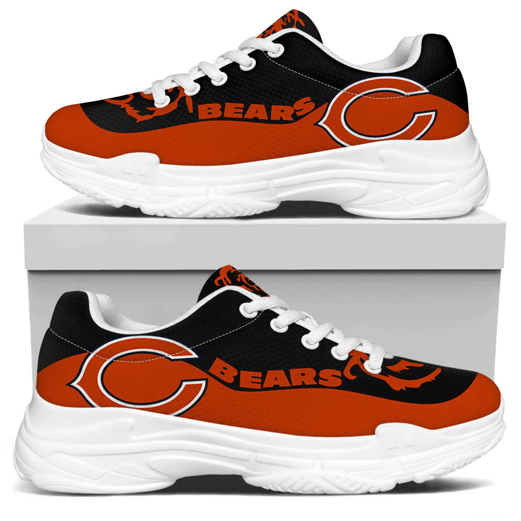 Men's  Chicago Bears Edition Chunky Sneakers With Line 002